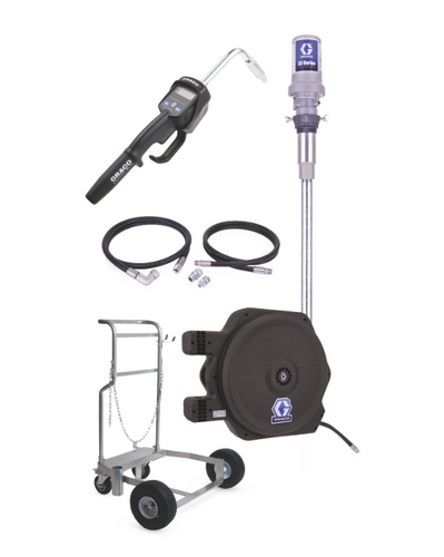 Graco 24H750 Ld Series 3:1 275 Gallon (1040 Liter) Tote Mobile Oil Pump Package Manual Meter