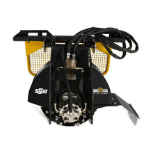 Load image into Gallery viewer, MechMaxx Stump Grinder Attachment for Skid Steer Loader With 34 Carbide Teeth, 18-23 GPM, SG61