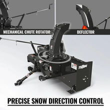 Load image into Gallery viewer, MechMaxx 84" 3 Point PTO Snow Blower 24" Impeller Diameter 360° Snow Chute (PTO Shaft Included with Slip Clutch), 35-95 HP, TSB84