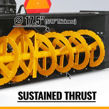 Load image into Gallery viewer, MechMaxx 84" 3 Point PTO Snow Blower 24" Impeller Diameter 360° Snow Chute (PTO Shaft Included with Slip Clutch), 35-95 HP, TSB84