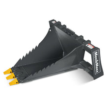 Load image into Gallery viewer, MechMaxx 48" Skid Steer Stump Bucket Wrecker with Universal Quick Attach, Bolt-On Cutting Teeth, SBE53