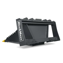 Load image into Gallery viewer, MechMaxx 48" Skid Steer Stump Bucket Wrecker with Universal Quick Attach, Bolt-On Cutting Teeth, SBE53