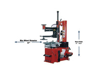 Load image into Gallery viewer, Tuxedo Lifts TC-950-WPA Swing-Arm Tire Changer with Wheel Press Assist Arm – 47" Max Wheel, Low-Profile &amp; Run-Flat Capable