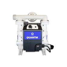 Load image into Gallery viewer, Graco TE30-0128 QUANTM i30, 1"Flange, Polypropylene Electric Diaphragm Pump, 120 VAC 1Ph, AL Center, PV Seat, SP Ball, SP Diaphragm