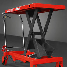 Load image into Gallery viewer, MechMaxx Mobile Scissor Lift Table Cart 2200lbs Capacity, Platform Size, 39.4” x 20.2”, Height 39.4”, TF22