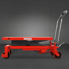 Load image into Gallery viewer, MechMaxx Mobile Scissor Lift Table Cart 2200lbs Capacity, Platform Size, 39.4” x 20.2”, Height 39.4”, TF22