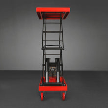 Load image into Gallery viewer, MechMaxx Mobile Double Scissor Lift Table Cart 2200lbs Capacity, Platform Size, 47.2" x 24", Height 66.9", TFD22