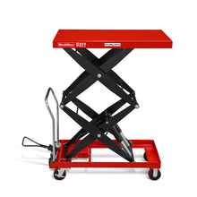 Load image into Gallery viewer, MechMaxx Mobile Double Scissor Lift Table Cart 2200lbs Capacity, Platform Size, 47.2" x 24", Height 66.9", TFD22