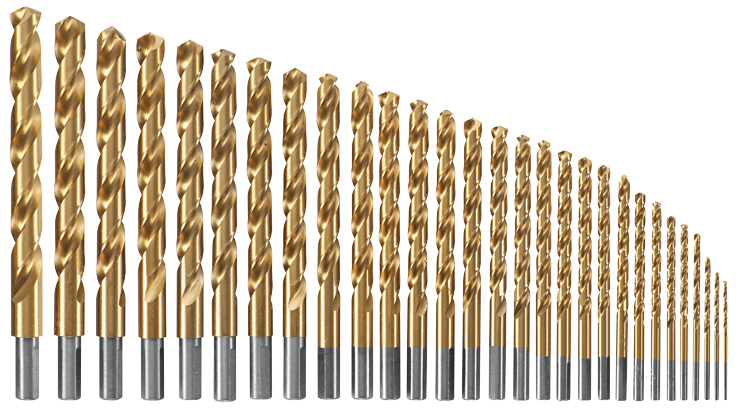 Bosch 29 pc. Titanium Nitride Coated Metal Drill Bit Set