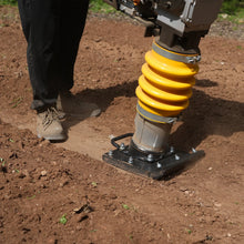 Load image into Gallery viewer, MechMaxx 6.5 HP Tamping Rammer with Wheel Kit, 2700 lb Impact Force Jumping Jack Tamper Compactor for Soil, Gravel, Backfill and Foundation, TR90L