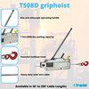 Load image into Gallery viewer, Griphoist Manual Wire Rope Hoist, 2,000 lb. 1 Ton, 250 ft, T508D