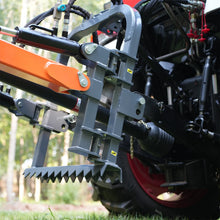 Load image into Gallery viewer, MechMaxx 24'' Cutting Wheel Hydraulic Cylinders Stump Grinder, (PTO Shaft Included with Slip Clutch), 35-60hp, TSG61