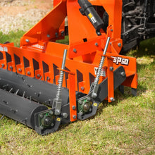Load image into Gallery viewer, MechMaxx 60" Heavy Duty Soil Pulverizer, Double Spiked Roller, 21 Shanks, Category 1 and 2, 3 Point Hitch Tractor Attachment, TSP60D