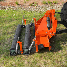 Load image into Gallery viewer, MechMaxx 60" Heavy Duty Soil Pulverizer, Double Spiked Roller, 21 Shanks, Category 1 and 2, 3 Point Hitch Tractor Attachment, TSP60D