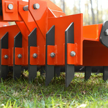 Load image into Gallery viewer, MechMaxx 84" Heavy Duty Soil Pulverizer, Single Spiked Roller, 29 Shanks, Category 1 and 2, 3 Point Hitch Tractor Attachment, TSP84