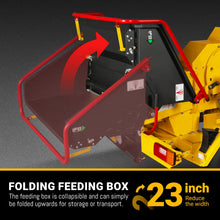 Load image into Gallery viewer, MechMaxx 35hp 1000cc ZONSEN E-Start 8 inch Gas Powered Commerical Wood Chipper with Intelligent Hydraulic Feeding System, CROBA TX1000
