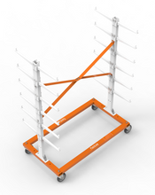 Load image into Gallery viewer, PaintLine PDRTC3 ProDryingRack TC - Scalable Series - 3 Tower Trim &amp; Molding Cart, 7 Level w/Casters