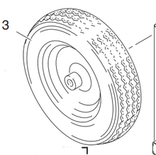 Load image into Gallery viewer, Graco 119543 Rear Large Wheel