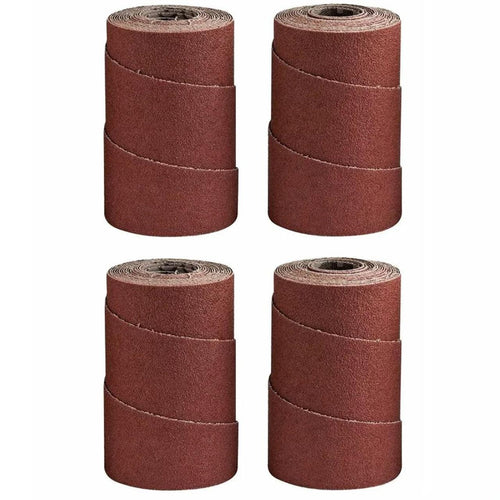 Jet Tools - Ready-To-Wrap Abrasives, 220 Grit, 4-Wraps in Box