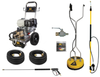 BE Professional 4200 PSI (Gas-Cold Water) Start Your Own Pressure Washing Business Kit w/ Honda GX390 Engine & SS Frame