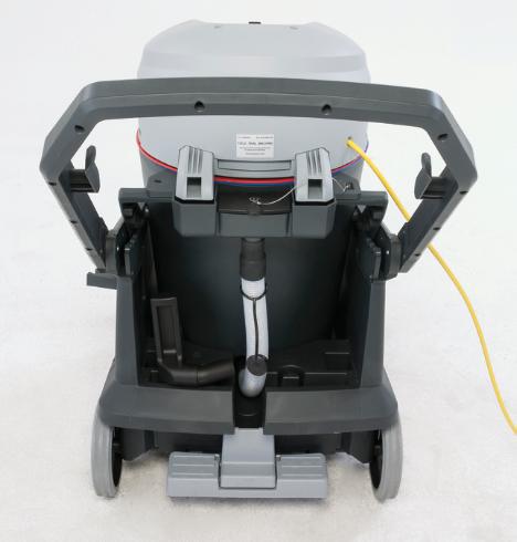 Advance 107409093 VL500 55 - 14 Gal Tools: Floor Nozzle w/ Rubber Strip, Nozzle Brush Tool, Crevice Tool, Hose Extension, Scrubber