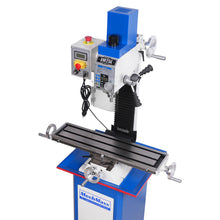 Load image into Gallery viewer, MechMaxx 7‘’ x 27-1/2‘’ Benchtop Mini Mill Drill Machine, Variable Speed, Brshless Motor, R8 Spindle, 1.5 HP, 110V, Compact Milling Drilling Tool for Garage Shop, DIY Metalworking without Stand VM25L