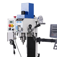 Load image into Gallery viewer, MechMaxx 1.5HP 7‘’x 27-1/2‘’ Benchtop Mini Mill Drill Machine, Variable Speed, R8 Spindle, Brushless Motor, 110V, Compact Milling Drilling Tool for Garage Shop, DIY Metalworking without Stand VM25LD