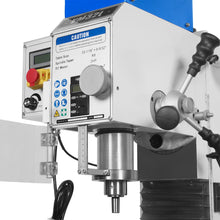 Load image into Gallery viewer, MechMaxx 8-1/4"x33'' Industrial Benchtop Mill Drill Machine with DRO, Variable Speed, Brushless Motor, R8 Spindle, 2 HP, 110V, Compact Milling Drilling Tool for Garage Shop, DIY Metalworking without S
