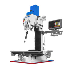 Load image into Gallery viewer, MechMaxx 8-1/4"x33'' Industrial Benchtop Mill Drill Machine with DRO, Variable Speed, Brushless Motor, R8 Spindle, 2 HP, 110V, Compact Milling Drilling Tool for Garage Shop, DIY Metalworking without S