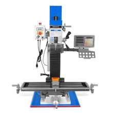 Load image into Gallery viewer, MechMaxx 8-1/4"x33'' Industrial Benchtop Mill Drill Machine with DRO, Variable Speed, Brushless Motor, R8 Spindle, 2 HP, 110V, Compact Milling Drilling Tool for Garage Shop, DIY Metalworking without S