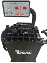 Load image into Gallery viewer, Tuxedo Lifts WB-953-B-MCAB-K iDEAL Motorcycle &amp; Auto Wheel Balancer – 1-Gram Accuracy, 150 lb Capacity, Up to 39" Tires