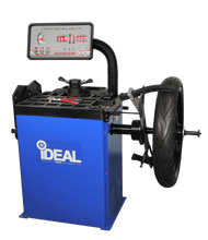 Load image into Gallery viewer, Tuxedo Lifts WB-953-B-MCAB-K iDEAL Motorcycle &amp; Auto Wheel Balancer – 1-Gram Accuracy, 150 lb Capacity, Up to 39" Tires