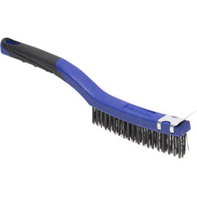 Load image into Gallery viewer, Marshalltown WB222 Long Handle Wire Brush w/ Scraper