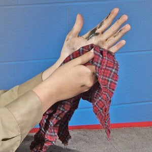 WorkWipes® Reclaimed Colored Flannel in Bag