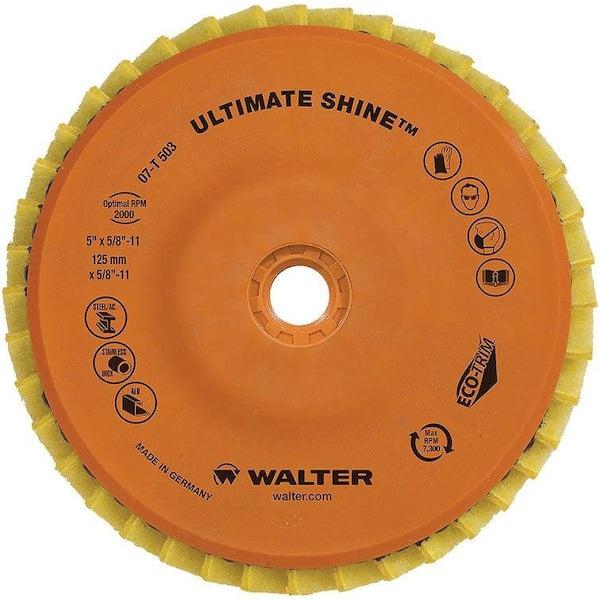 Walter 4-1/2 In. X 5/8-11 Ultimate Shine Disc (5/pack)