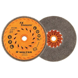 Walter 5'' Fx Stainless Cup Wheel Spin-On