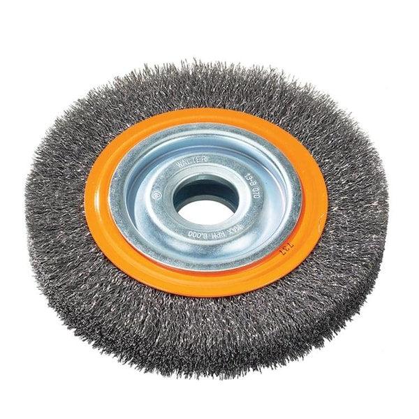 Walter 8 In. X 1/2 In. Crimped Bench Wheel