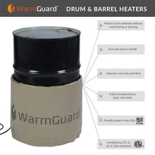 Load image into Gallery viewer, Drum Heater for 30 Gallon Drums, Preset 145°F, 120V