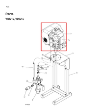 Load image into Gallery viewer, Graco YM1152 E-flo Dci Kit,5hp,basic,480v - highlighted in parts diagram