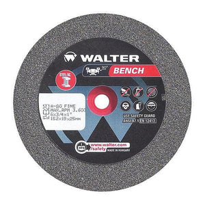 Walter Grinding Wheel, T1 6"X3/4"X1" 80G Fine