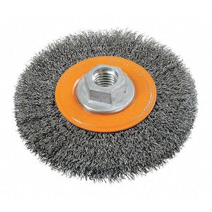 Walter Wire Wheel Brush Crimped 4-1/2"X5/8"