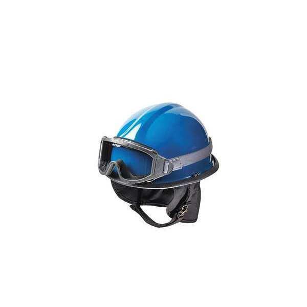 Bullard Fire/Rescue Helmet (Blue Thermoplastic w/ Black Nomex(R) Ear/Neck Protector)