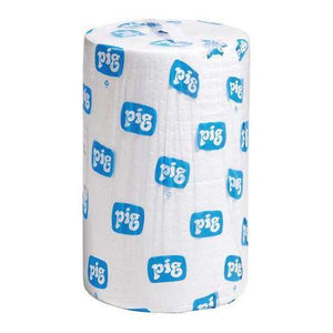 Sorbents, 32 gal, 24 in x 150 ft, Oil, White, Polypropylene