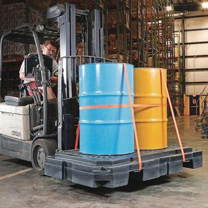 Spill Containment Pallt, 2-Drum, 66"Lx40"W
