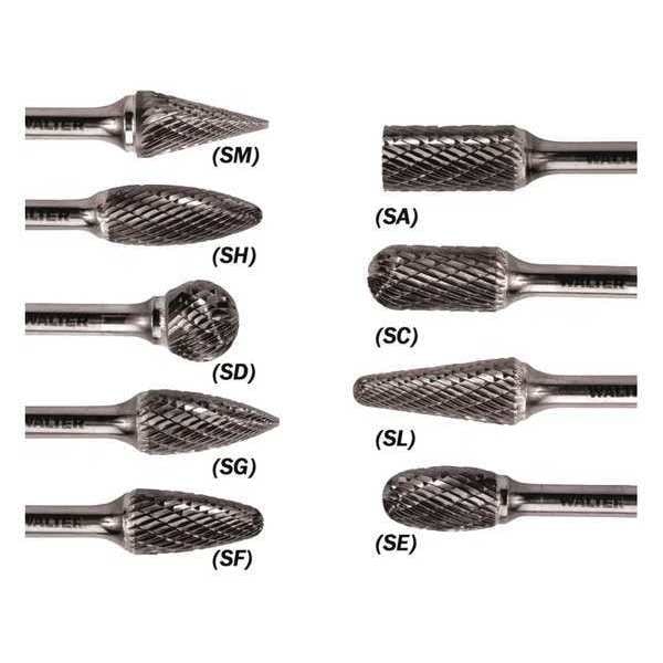 Walter Carbride Burr, Cone Sl, 1/4