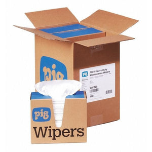 Heavy-Duty Maintenance Wipers, Cellulose and Polyester Blend, 9-5/8