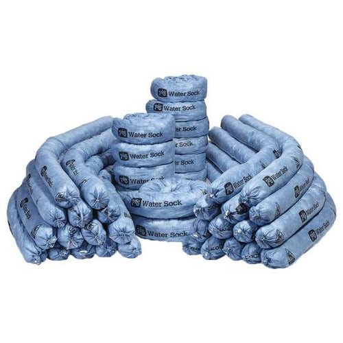 Sorbents, 70 gal, 3 in x 4 ft, Water, Blue, Polypropylene
