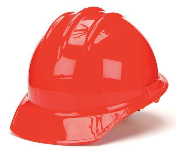 Bullard Front Brim Hard Hat, Type 1, Class E, Ratchet (6-Point) (Red)