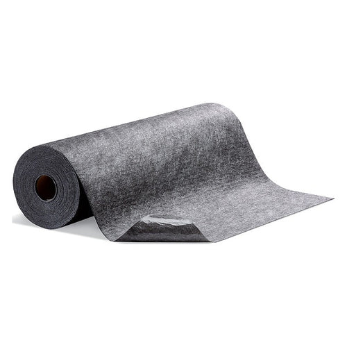 Sorbents, 8 gal, 3 ft x 100 ft, Universal, Gray, Polypropylene