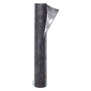 Sorbents, 5 gal, 48 in x 50 ft, Universal, Gray, Polypropylene